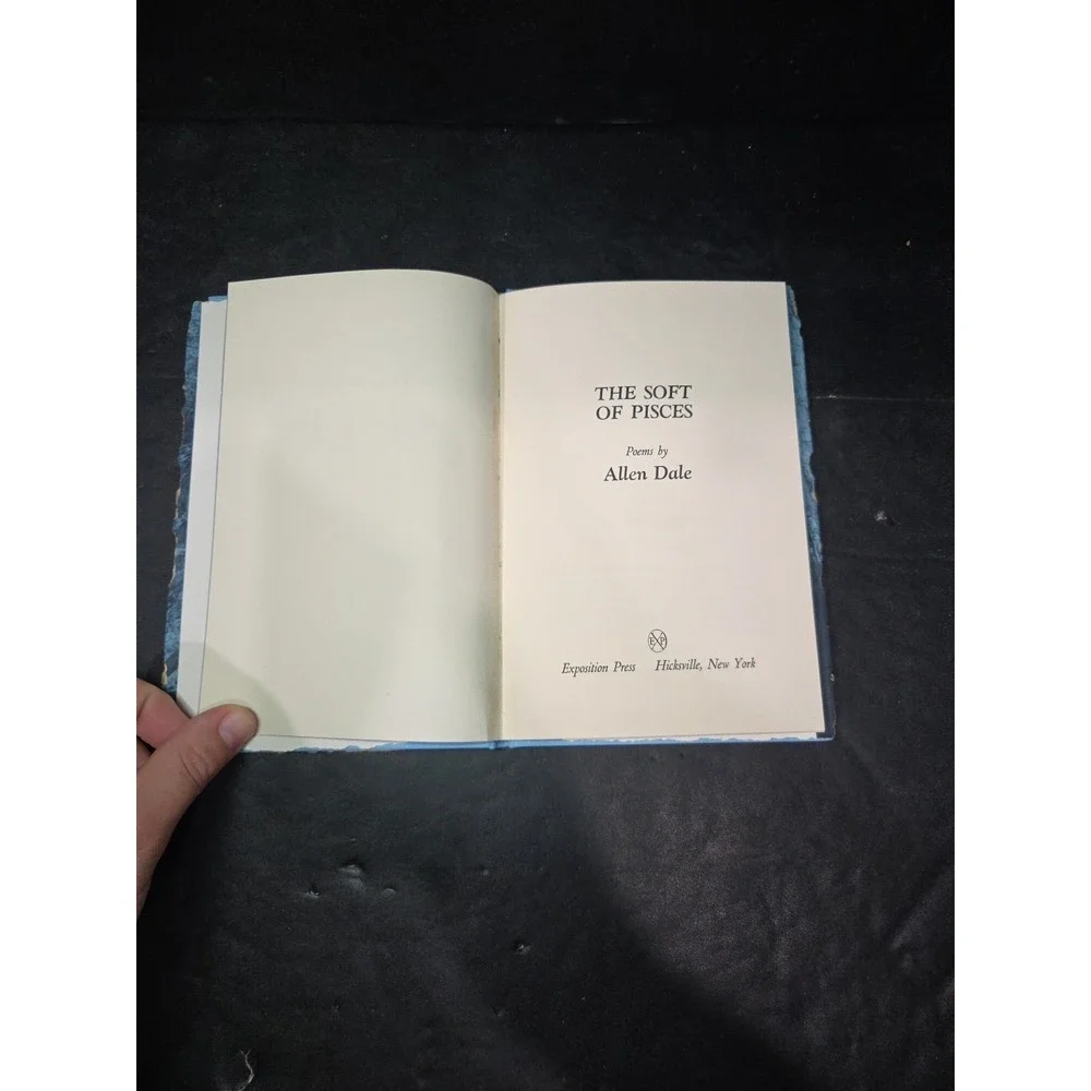 The Soft of Pisces Poems by Allen Dale 1977‎ First Edition Poetry Book